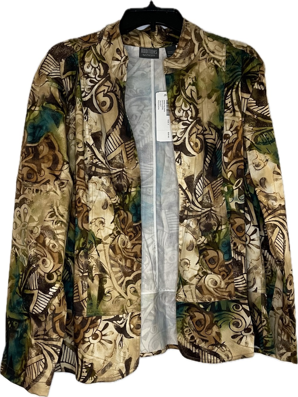 Chico's Additions Windblown Off Shore Jacket
